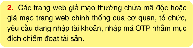 Bộ Công an cảnh báo 