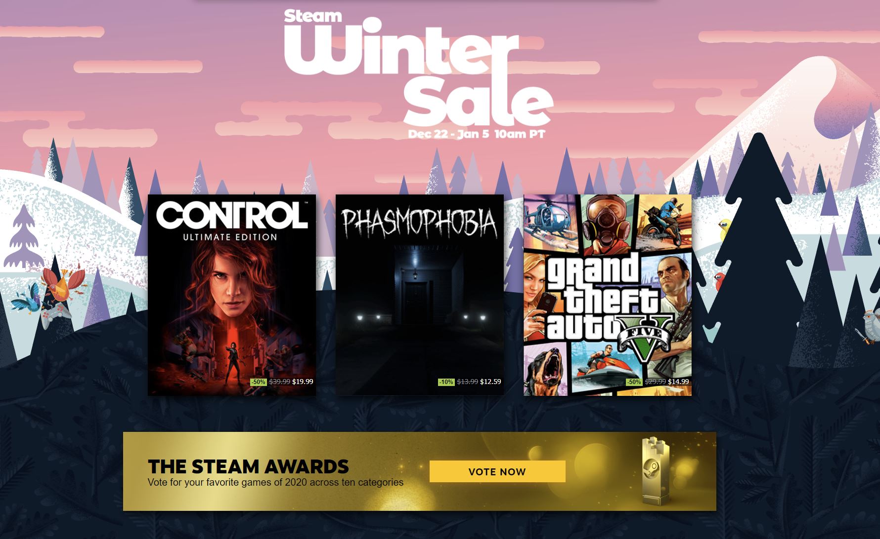 Steam Winter Sale 2020 - cơ hội lớn cho anh em săn game khủng 