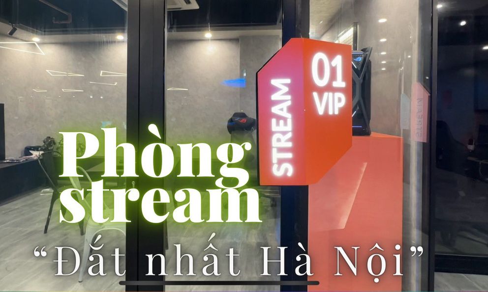 Phòng stream 200k/giờ tại Hà Nội, cấu hình toàn những "quái vật"