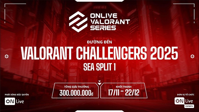 ON Live eSports công bố thể thức thi đấu của ON Live Valorant Series 2024