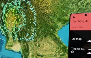 Cách theo dõi tình trạng động đất bằng điện thoại di động